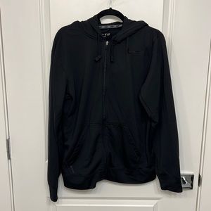 Black Nike Full Zip Sweatshirt/Hoodie Medium